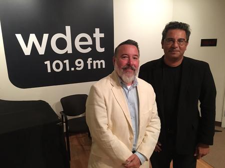 Peter Trumbore (left) with Saeed Khan (right)