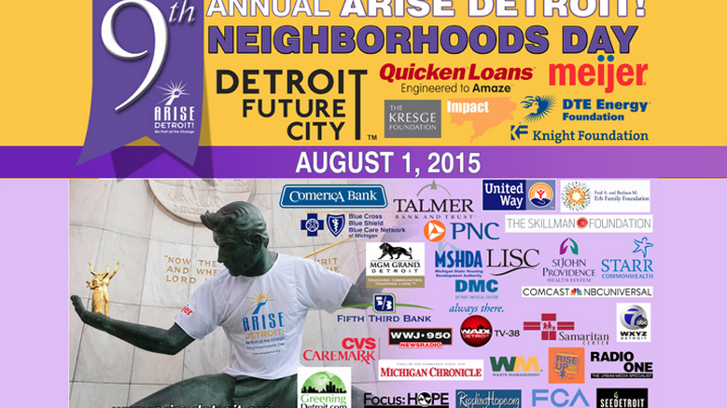 Detroit Neighborhoods Day to Celebrate Community with 250 Events around