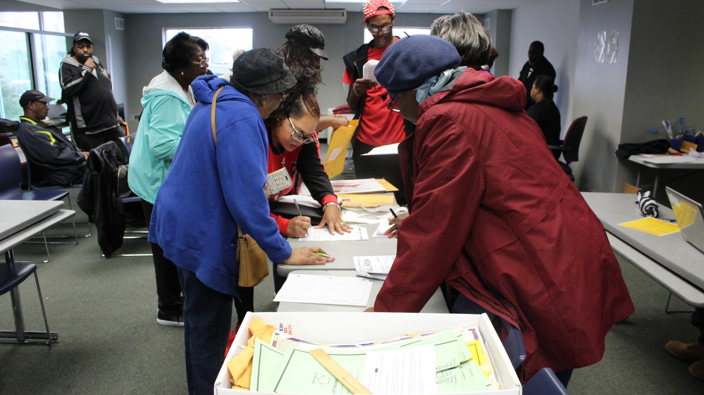 This is A Drill Poll Worker Training in Detroit WDET