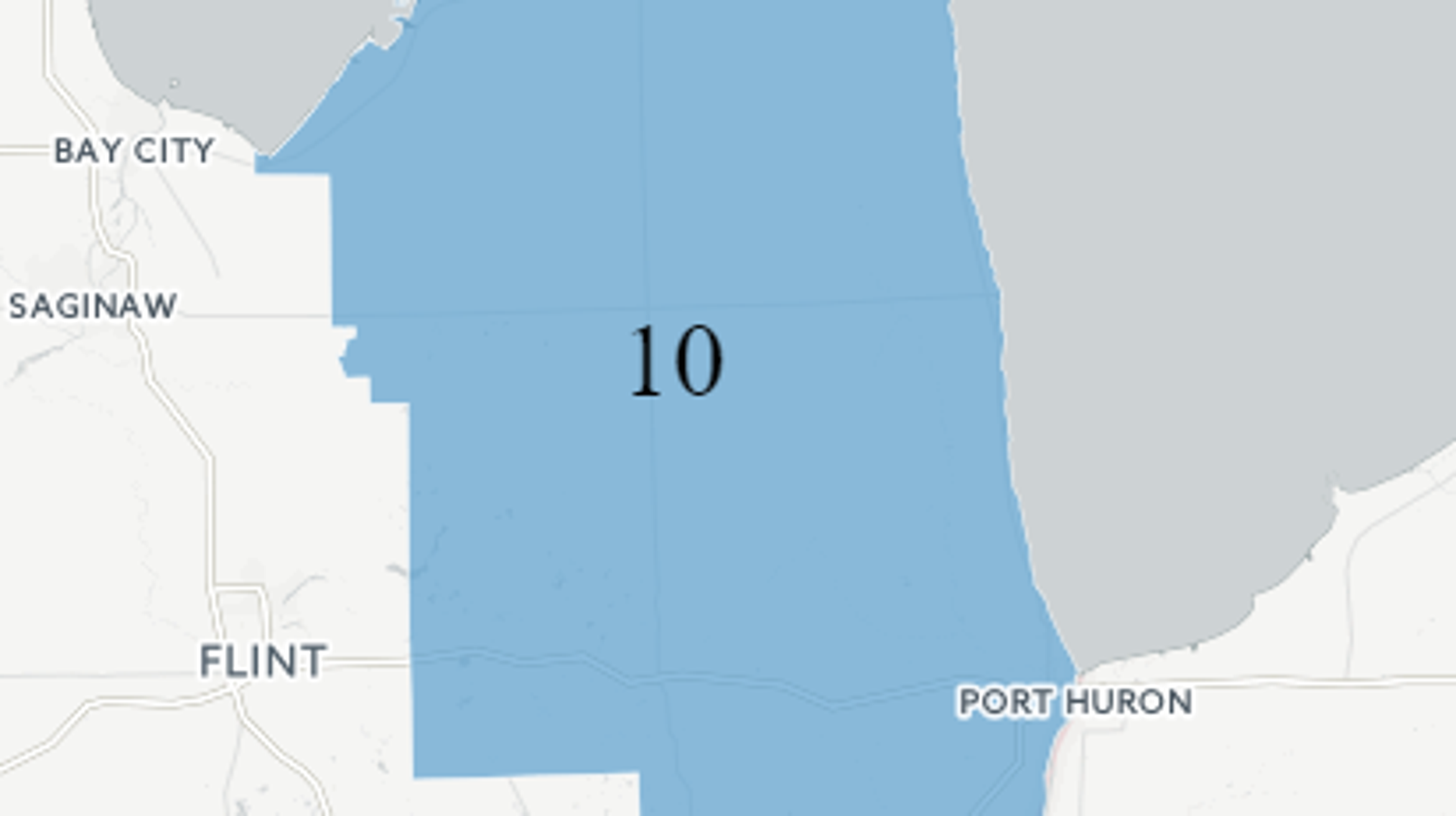 10th Congressional District Map