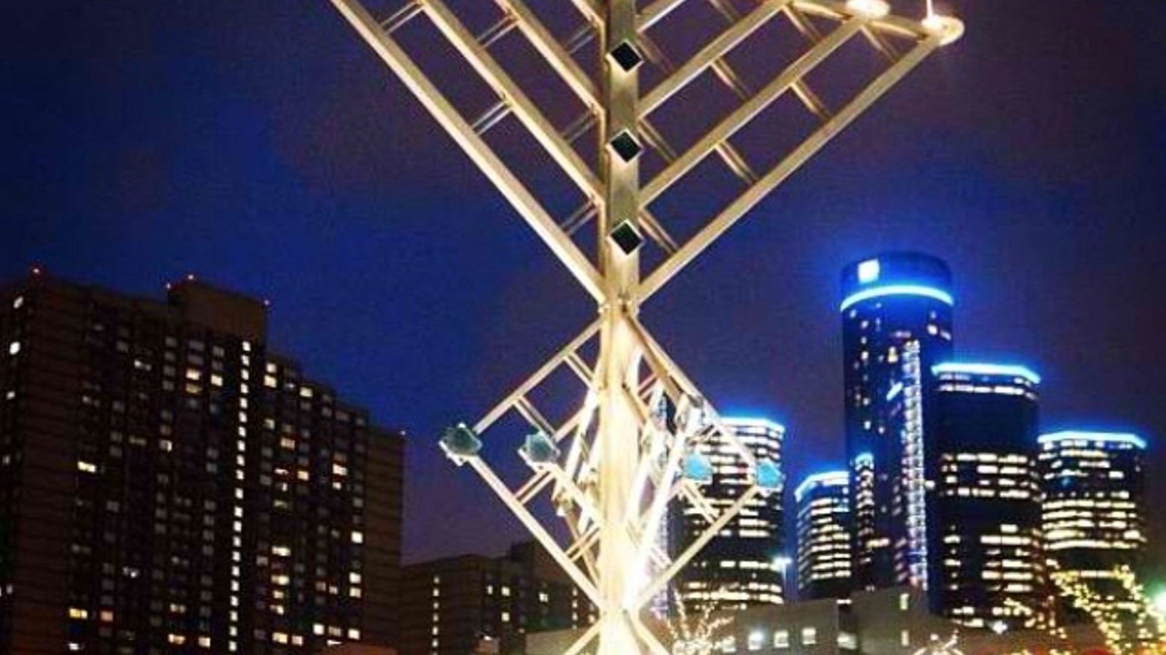 'Menorah in the D' Lights up Detroit for Chanukah WDET
