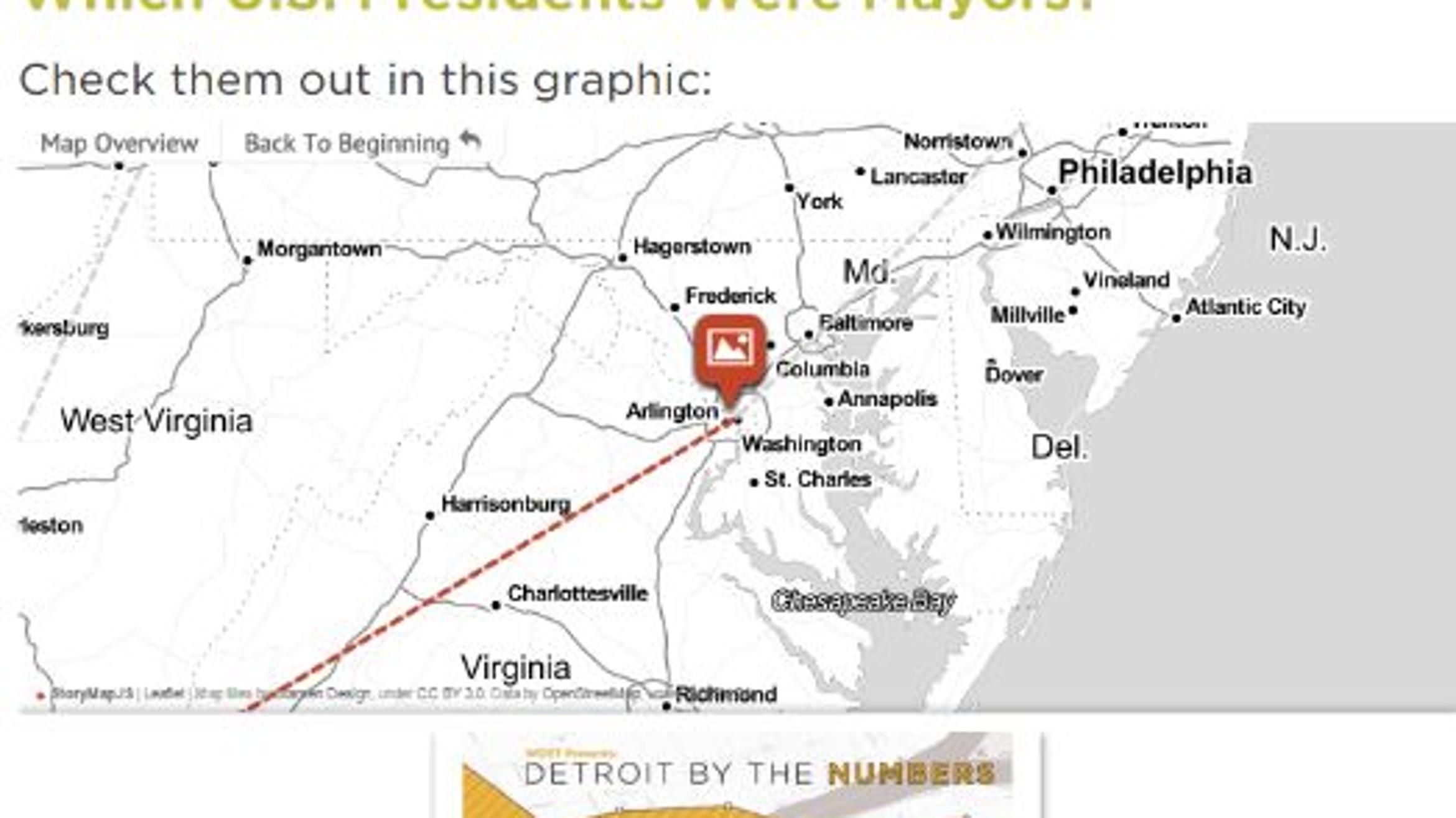 How Many Presidents Have Been Mayors? [MAP] WDET