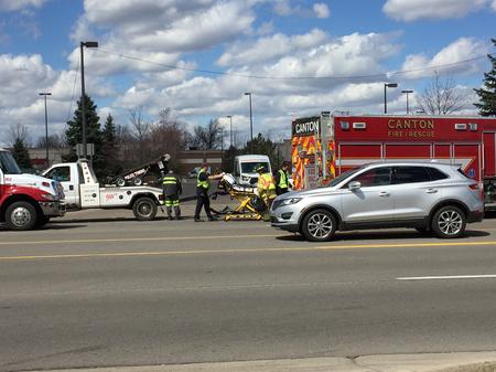 A car accident in Canton.Jerome Vaughn