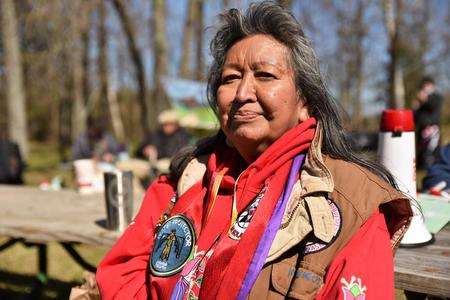 Beatrice Menese' Kwe Jackson is a water protector.Lester Graham/Michigan Radio