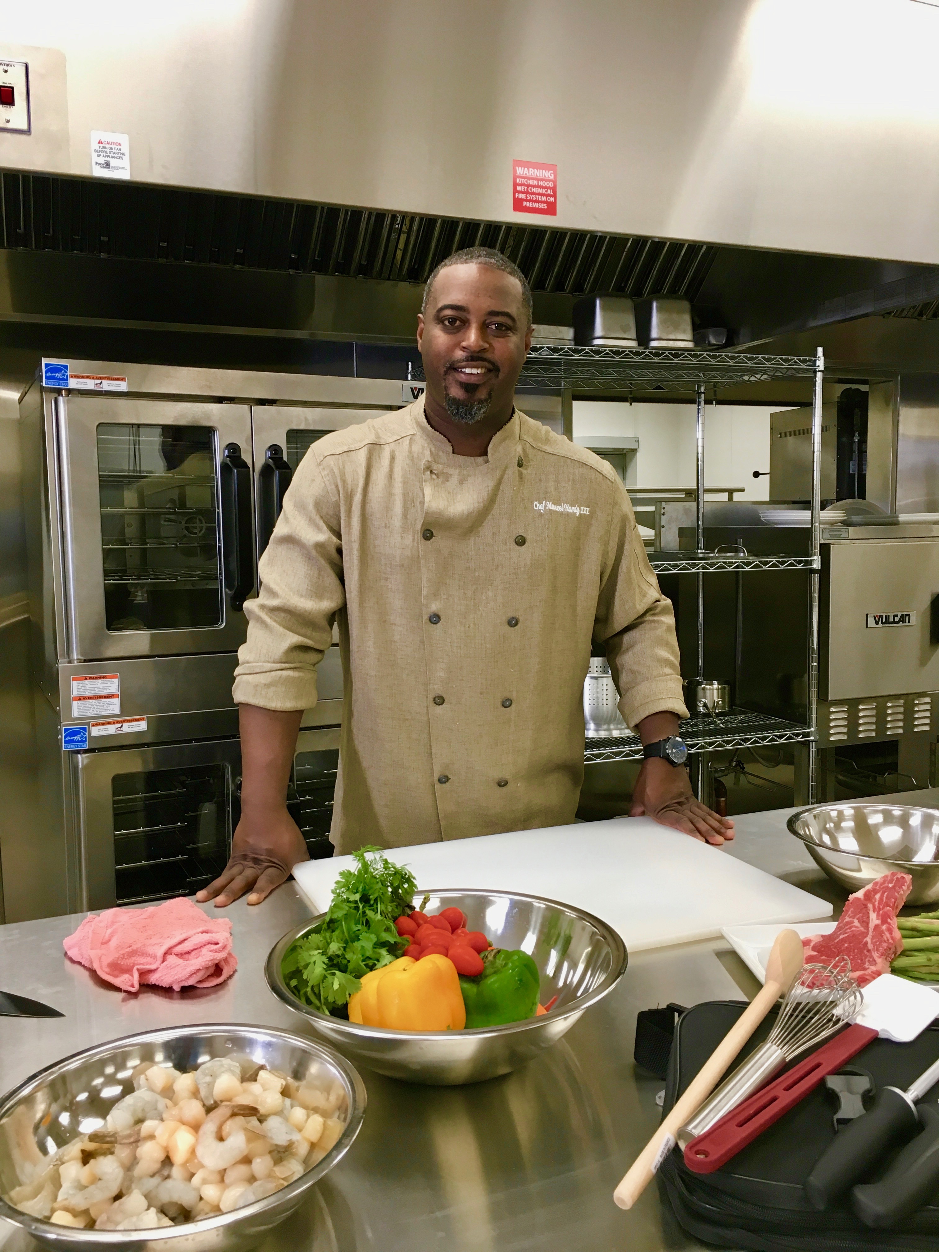 Coop and River Bistro Executive Chef Maxcel Hardy Is Carving Out Time ...