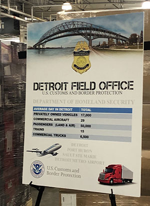 Border protection officers in Port Huron seize counterfeit