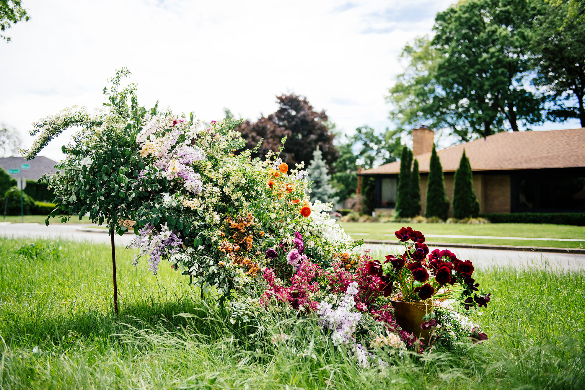 Botanical Artist Creates Large Installations to Support Michigan's