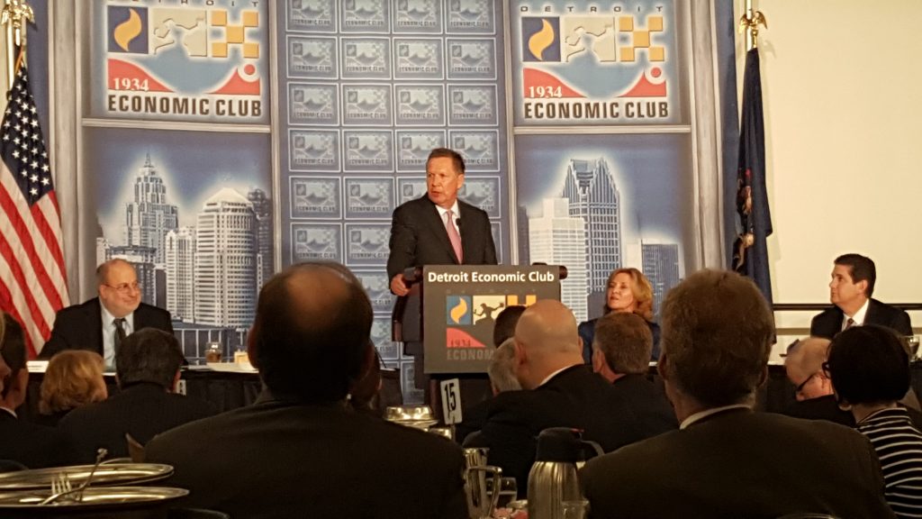 John Kasich  @ Detroit Economic Club