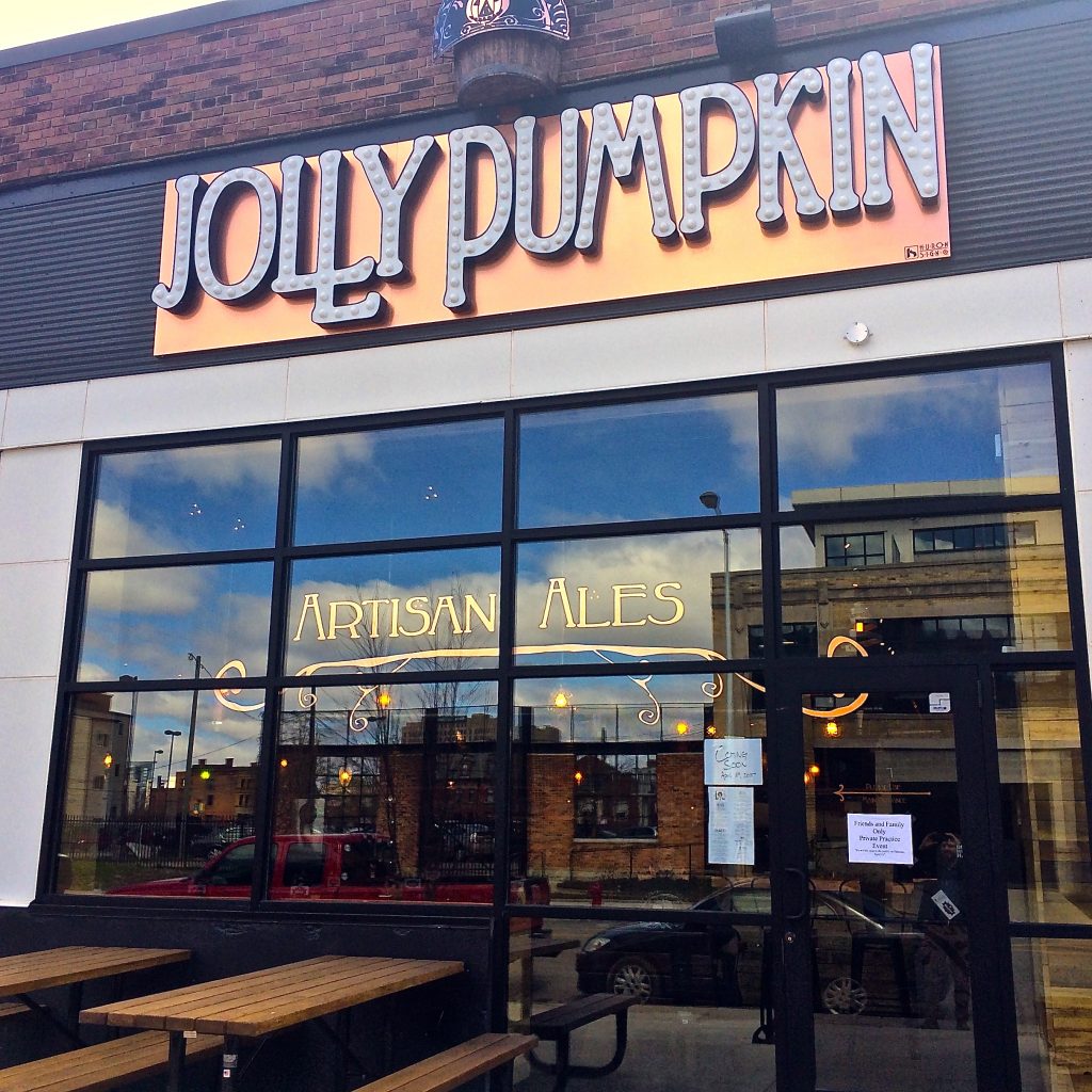 Jolly Pumpkin Outside