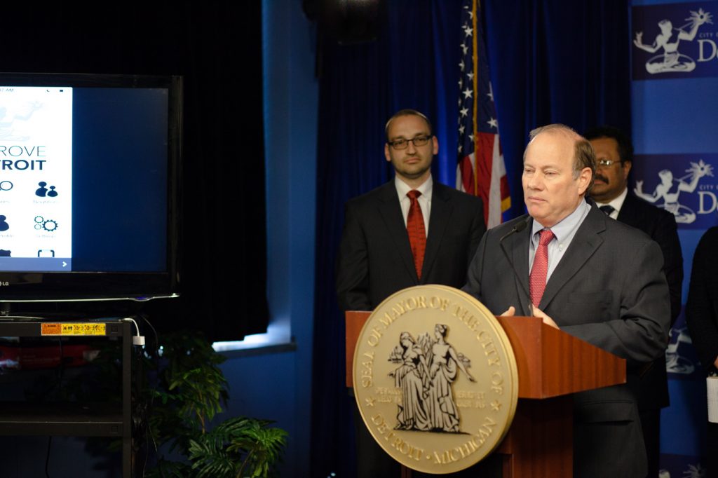 Mayor Mike Duggan Improve Detroit App