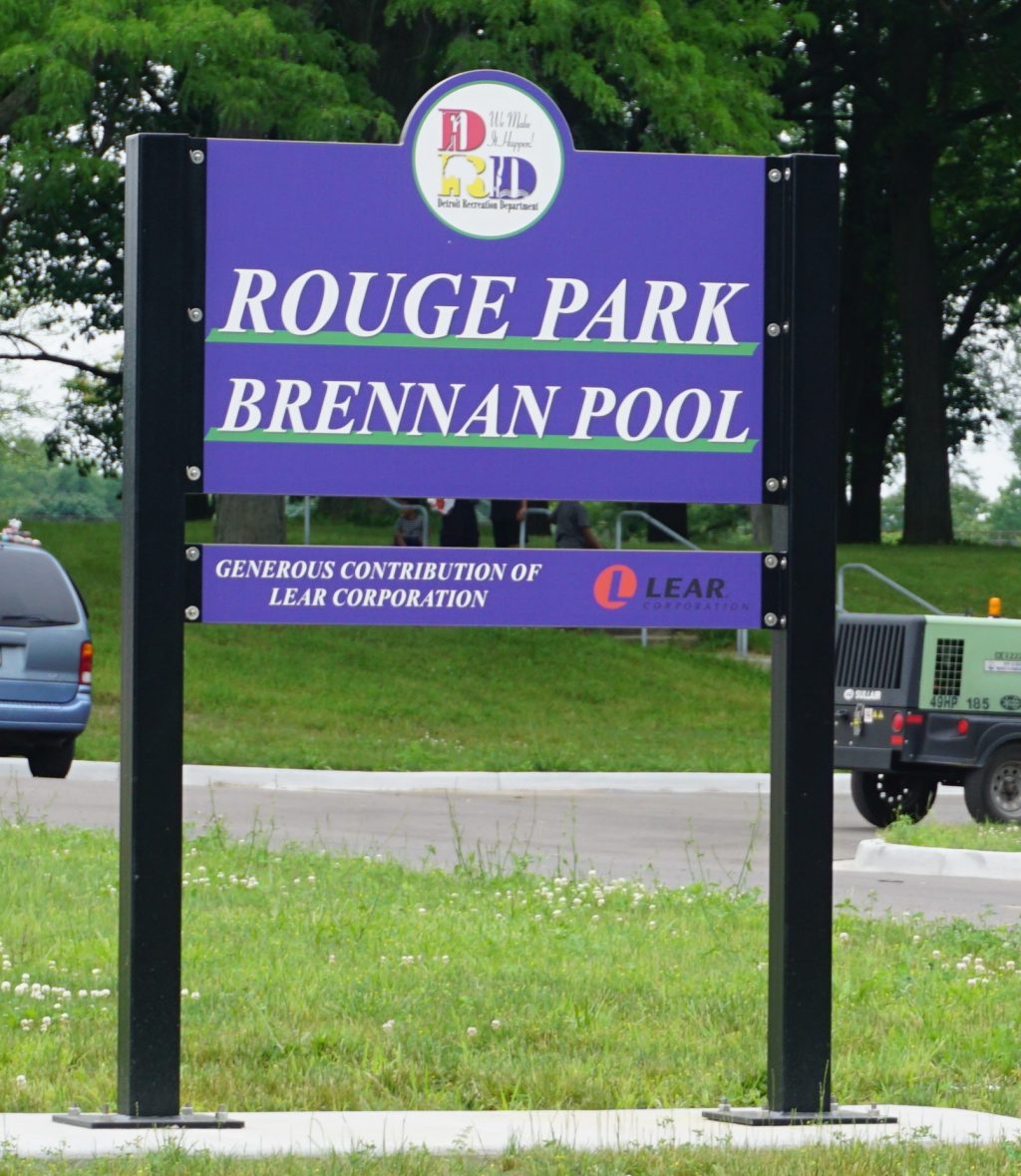 rouge park sign