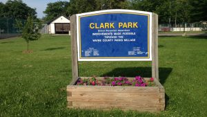 Clark Park sign