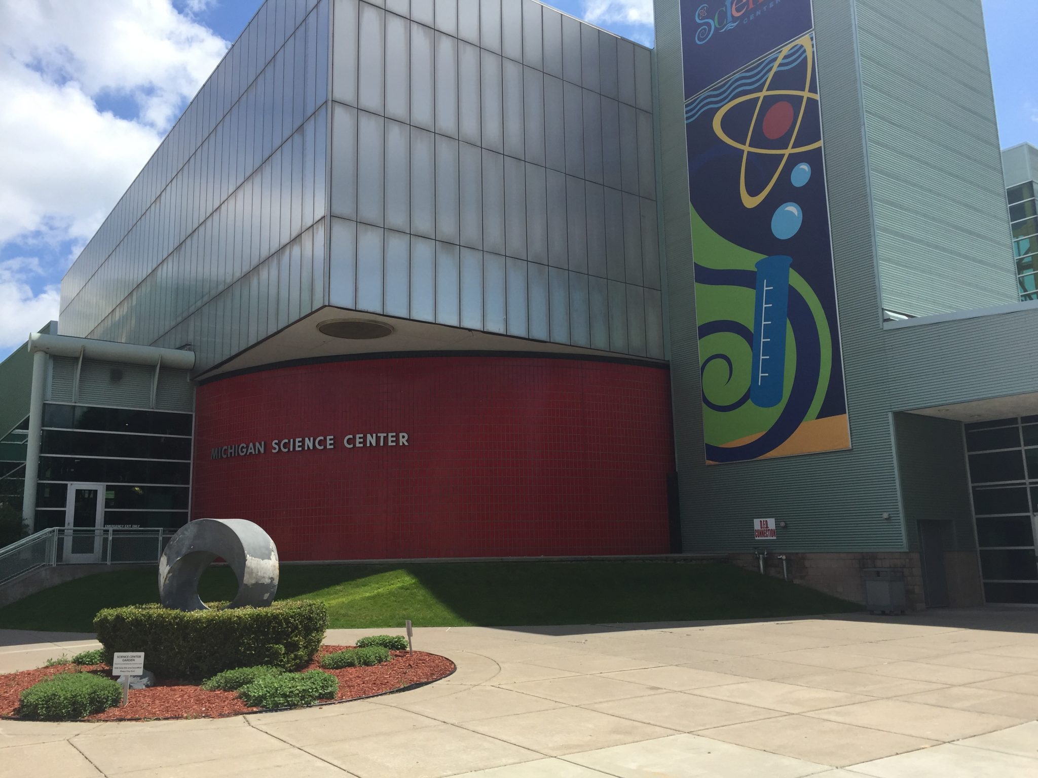 Exterior of the Michigan Science Center