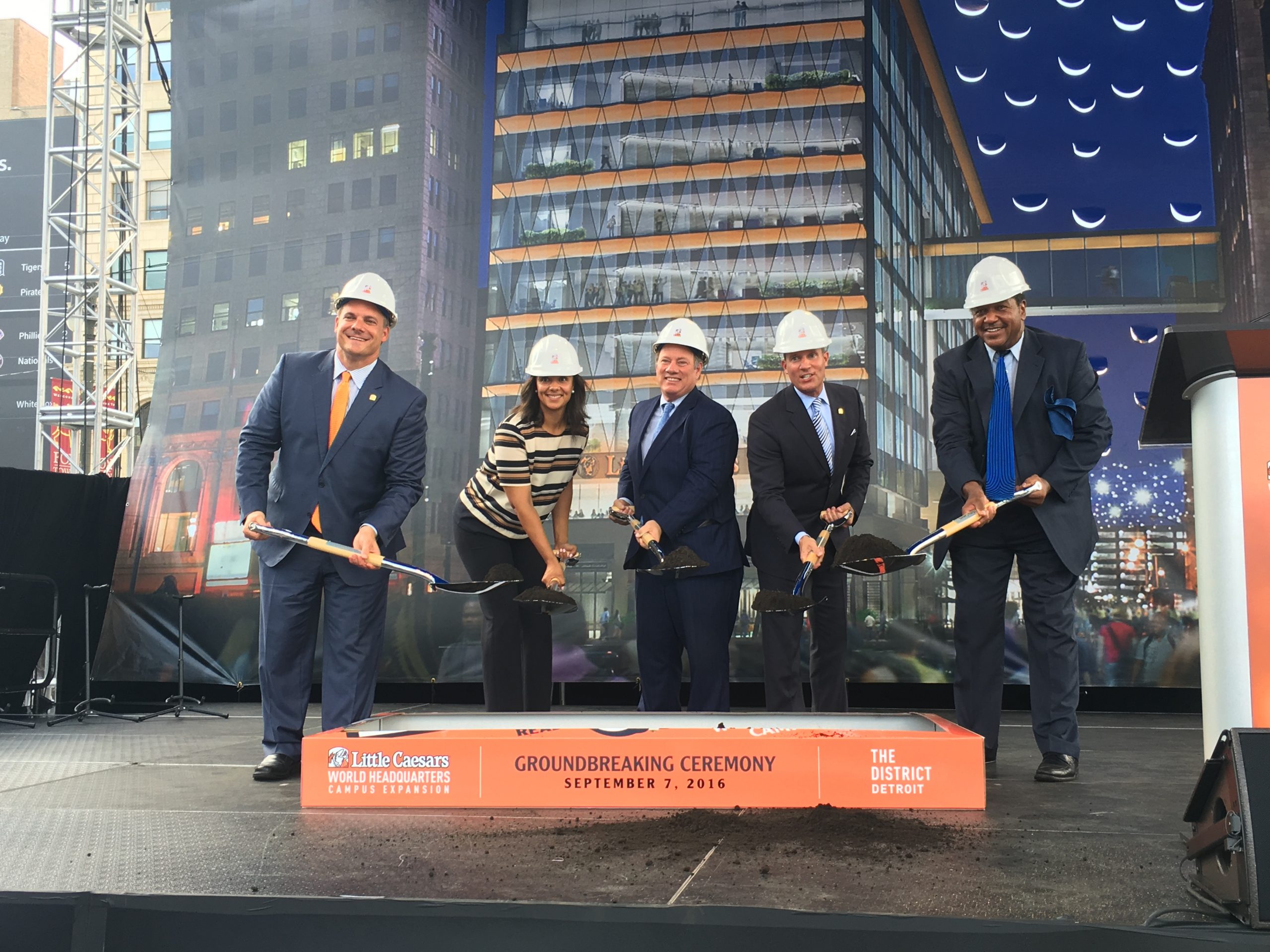 little-caesars-breaks-ground-on-new-headquarters-wdet-101-9-fm