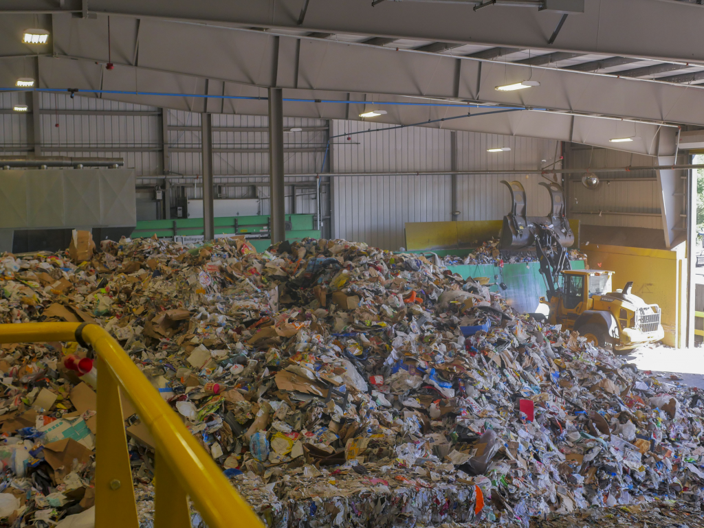 recycle bales up close