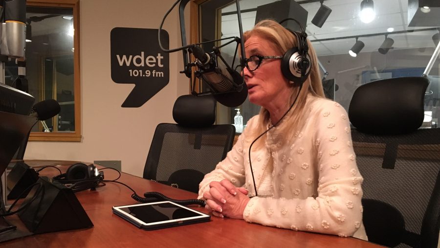 Democratic Congresswoman Debbie Dingell at WDET Studios.