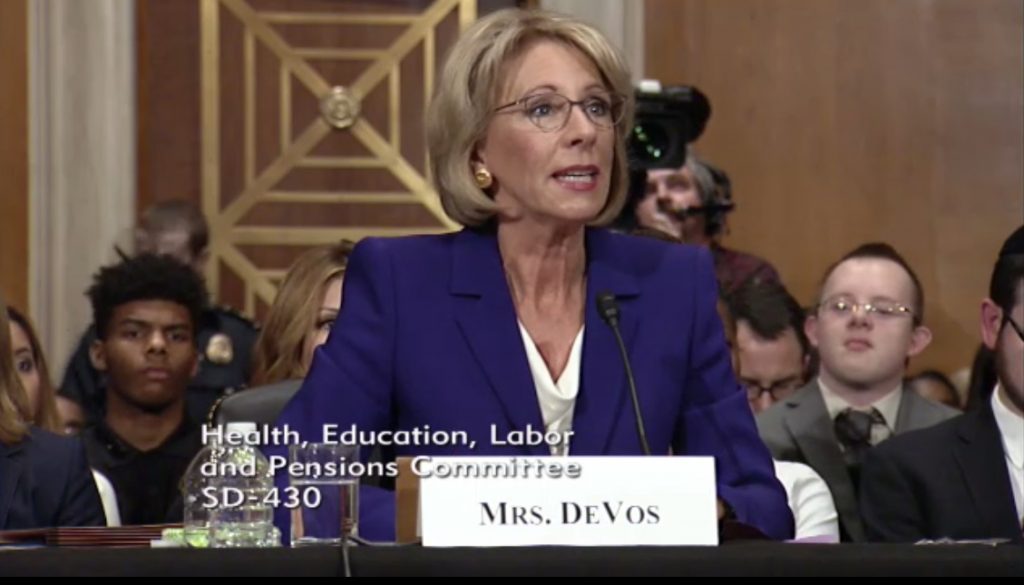 Betsy DeVos Confirmation Hearing