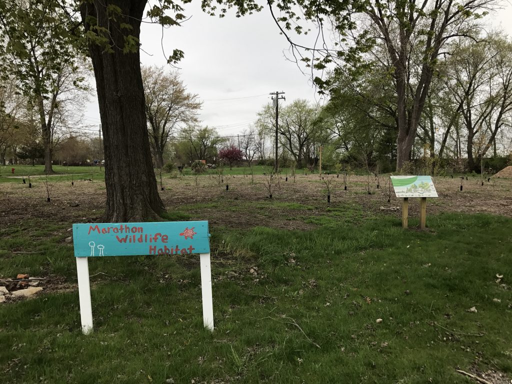 Marathon Wildlife Habitat Sign 042717 - pb