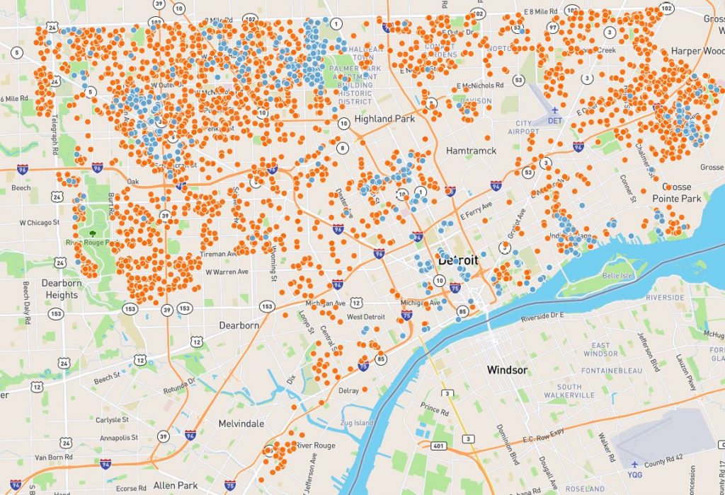 mortgage and cash sale map image