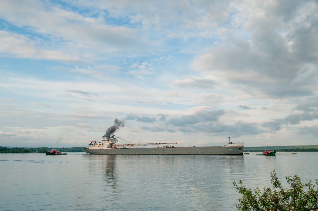 St Mary's River Freighter Grounding