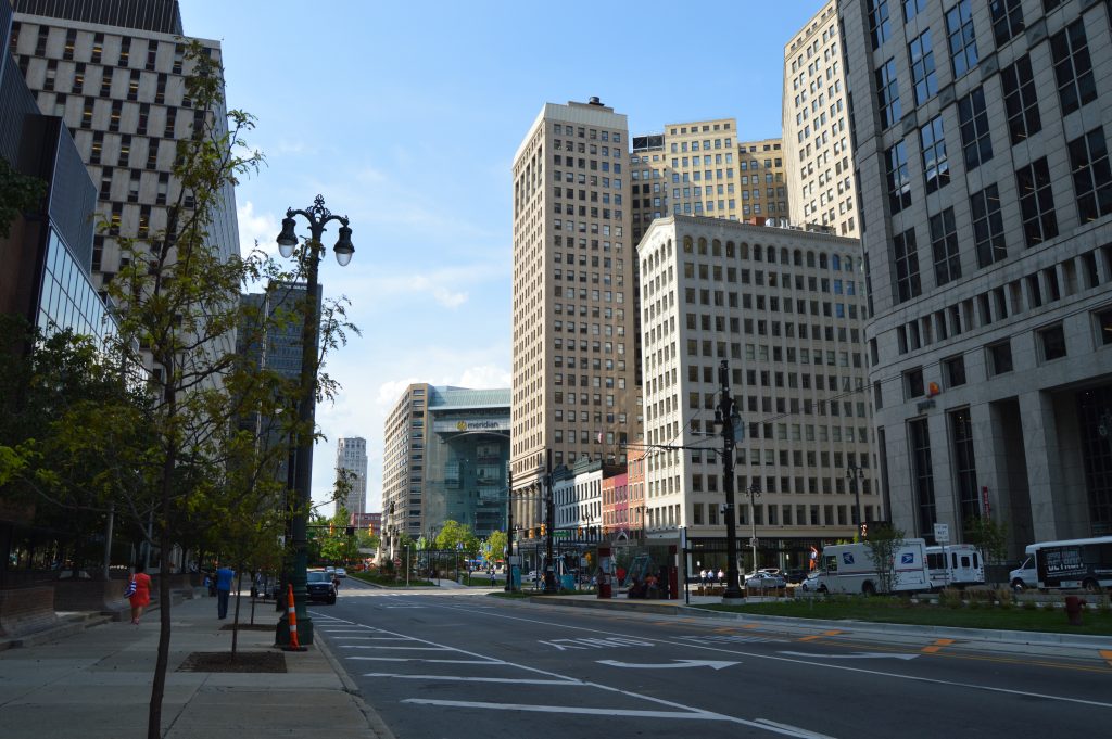 Downtown Detroit Campus Martius Woodward 8.10.17-jn