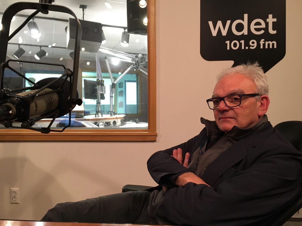 Don Gonyea NPR Political Correspondent in studio WDET 12/1/2017