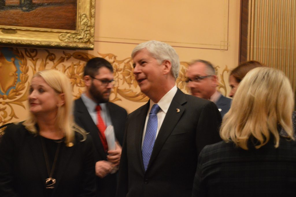 Governor Rick Snyder SOTS 18 3 1.24.18-jn