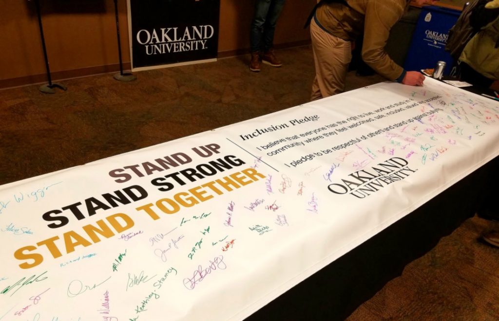 Oakland University Inclusion Pledge