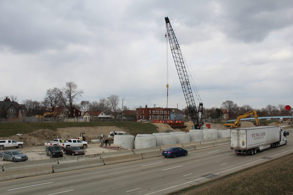 gordie howe international bridge construction 03-2018 LH