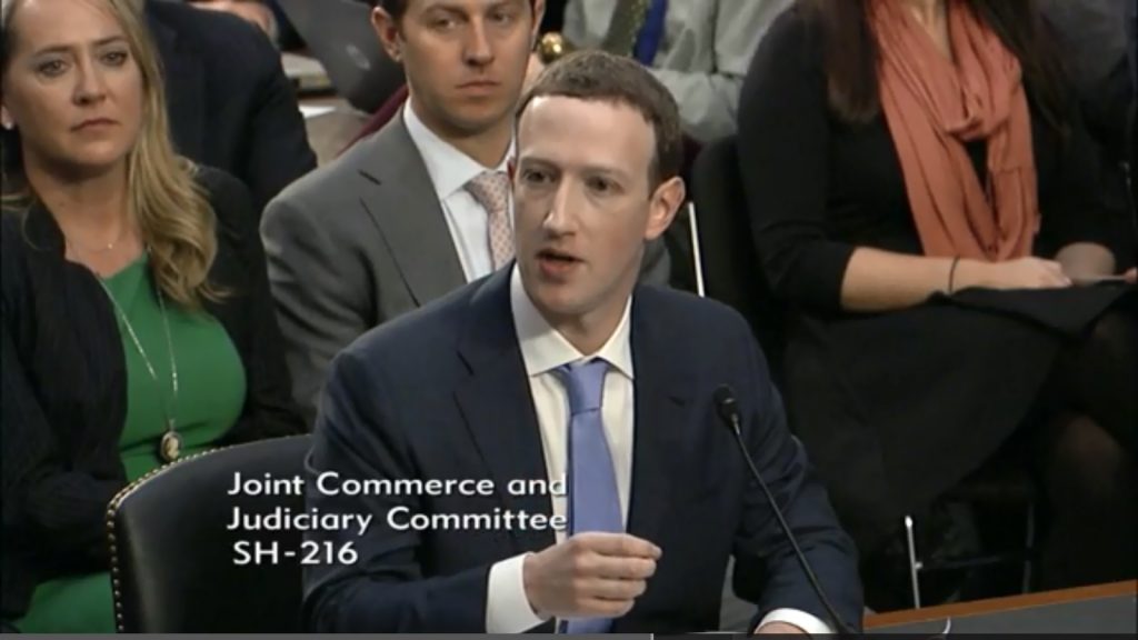 Mark Zuckerberg Congressional Testimony .gov 4/12/2018