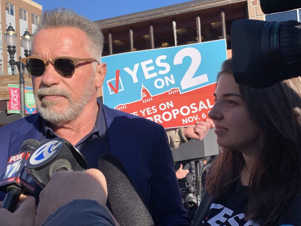 Arnold Schwarzenegger Prop2 Gerrymandering 1 10/30/2018