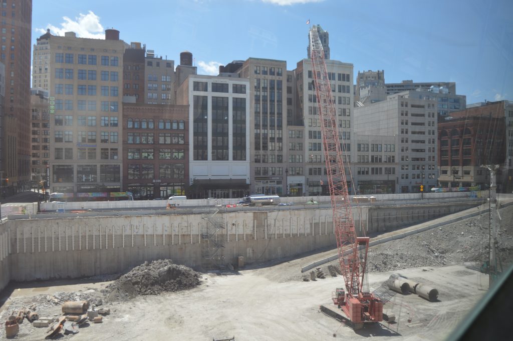 Hudson's Site Construction Downtown Detroit Crane 6/26/2019