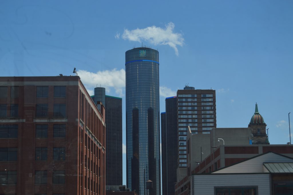 RenCen Renaissance Center Downtown Detroit GM 6/26/2019