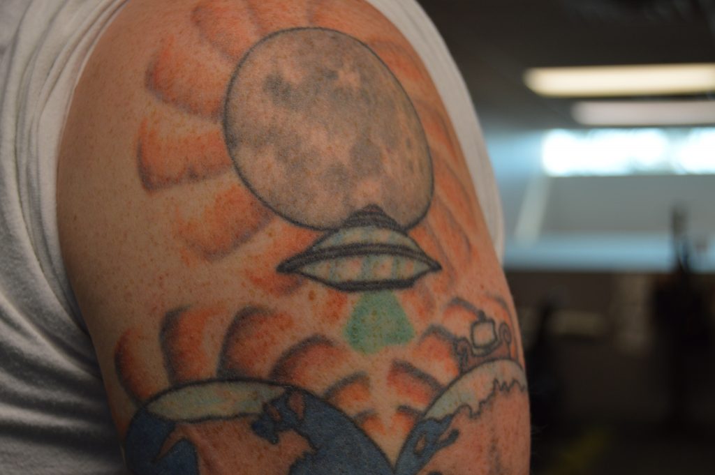 UFO Tattoo Alien Space 9/20/2019