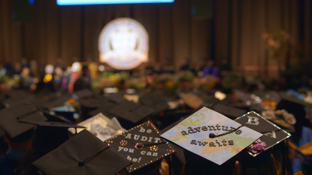 unlikely graduation film graduation hats