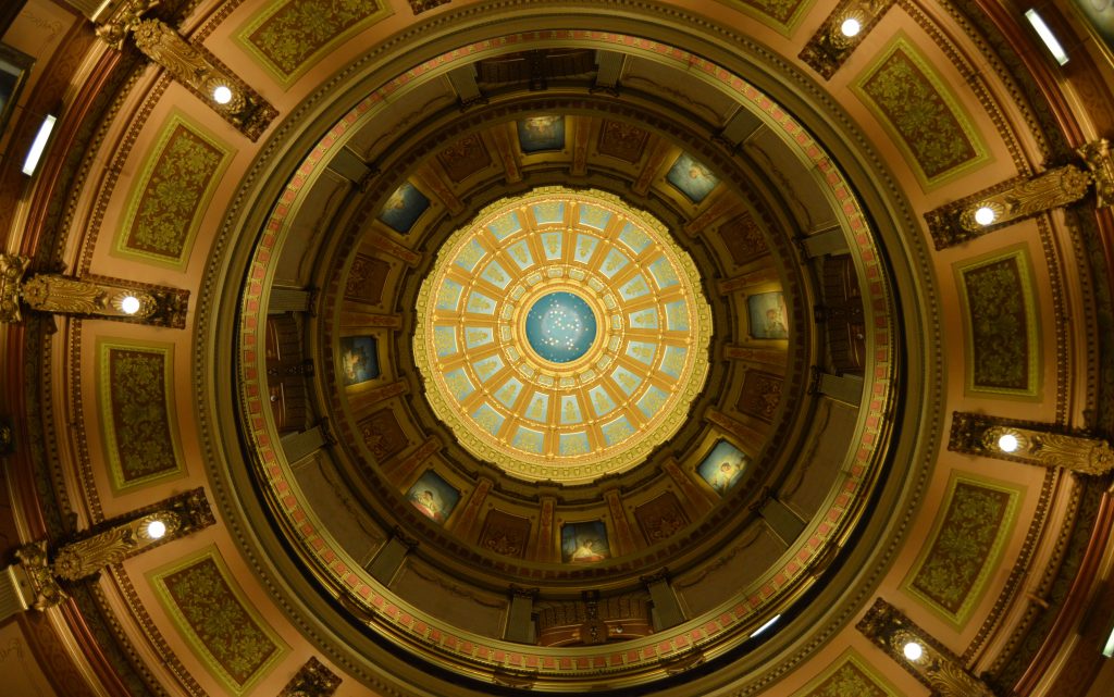 State Capitol Dome Lansing Legislature House Senate 1/30/2020