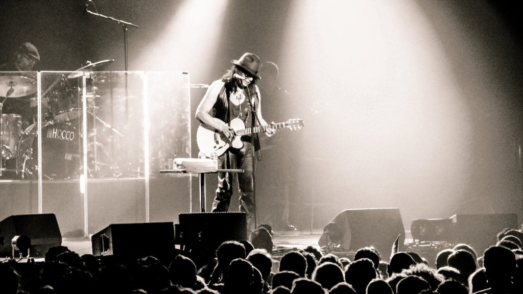 Sixto Rodriguez on stage