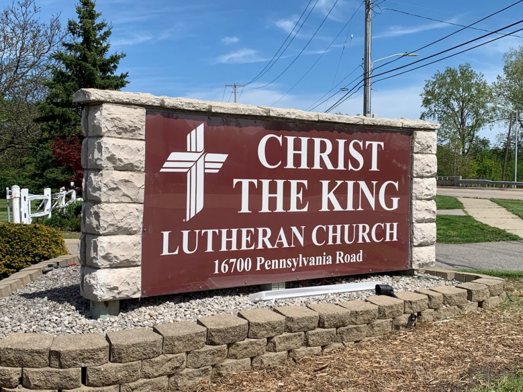 Christ The King Sign 05/20/2020