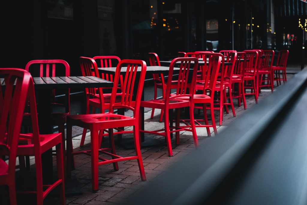 Empty Chairs at Restaurant