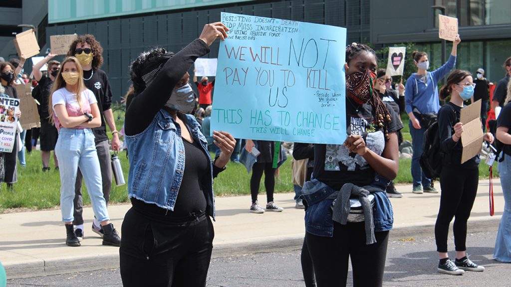 Detroit Police Brutality Protest 1