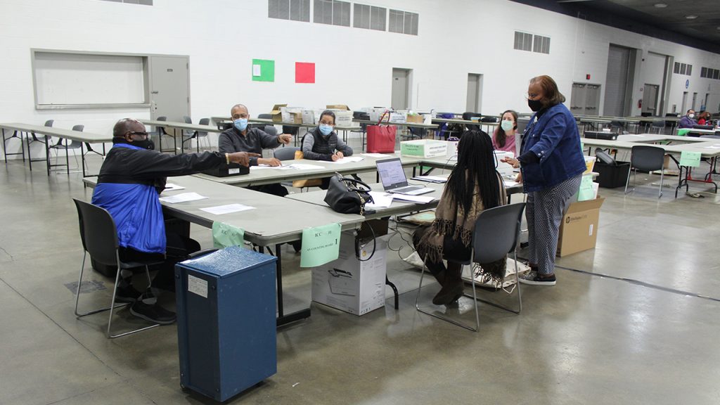 Absentee ballot voter training elections poll workers