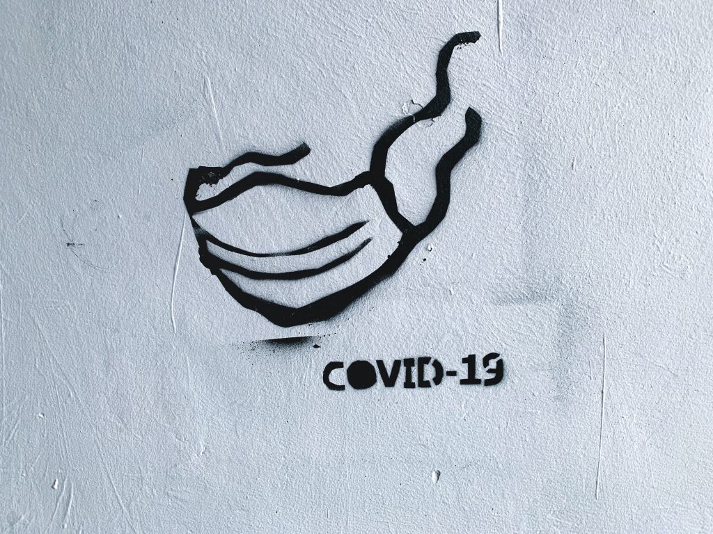 COVID 19 Street Art Mask