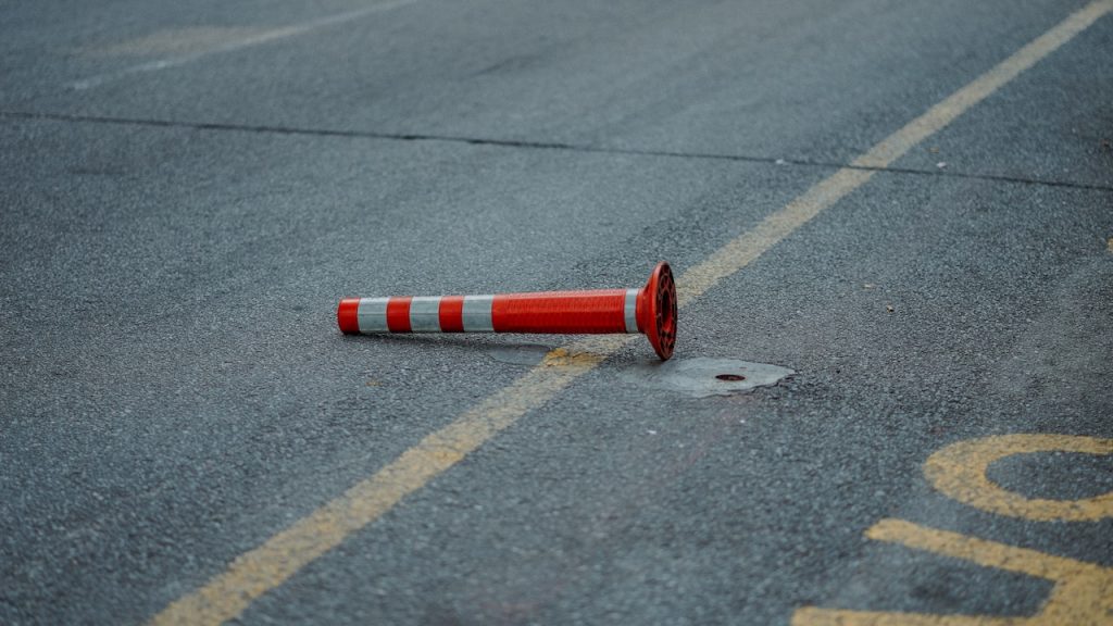 Construction Cone Fallen Over (UNSPLASH)