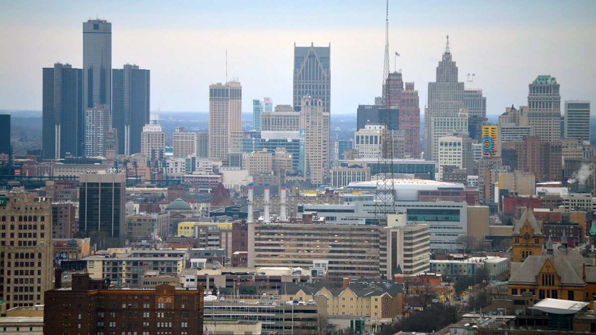 Downtown Detroit skyline