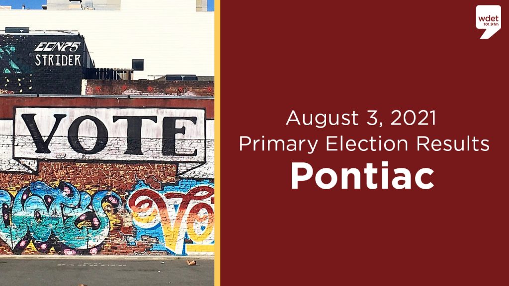 aug 3 2021 primary pontiac election results