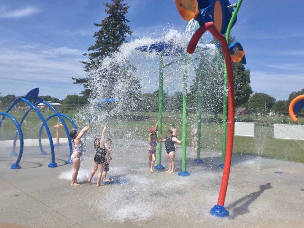 Splash pads in rural Michigan