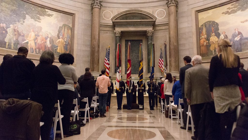 naturalization ceremony at the National Archives in DC 2017