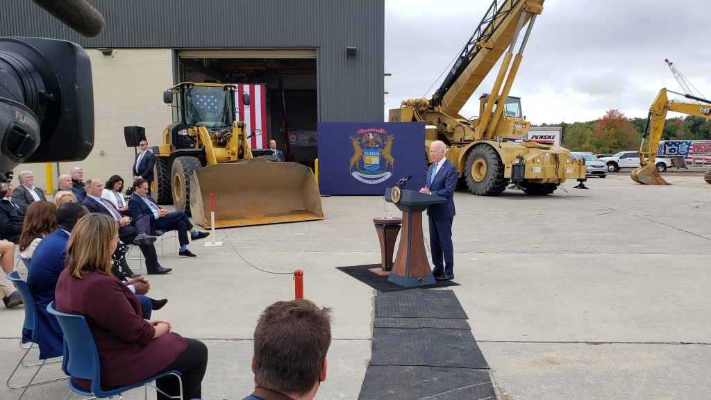 President Joe Biden in Howell