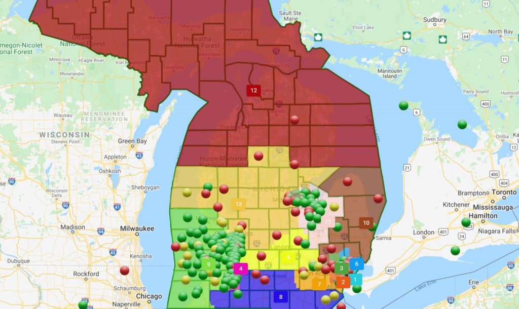 Redistricting Commission DRAFT Congressional Map Apple 10.20