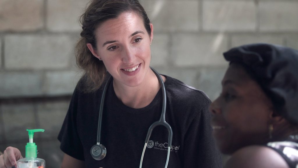 doctor talking with patient